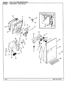 05 - Ice & Water Dispenser parts for Maytag Refrigerator CDNT18V9LA / BC49A from AppliancePartsPros.com