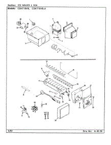 06 - Ice Maker & Bin parts for Maytag Refrigerator CDNT18V9LA / CC45A from AppliancePartsPros.com