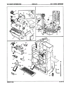 02 - Ice & Water Dispenser parts for Maytag Refrigerator CDNT22T9 / 8B30A from AppliancePartsPros.com