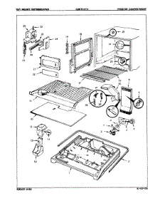 02 - Freezer Compartment parts for Maytag Refrigerator CDNT22T9A / 8B30B from AppliancePartsPros.com