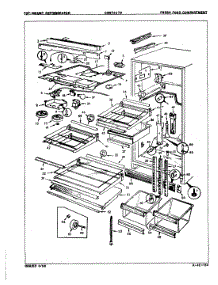03 - Fresh Food Compartment parts for Maytag Refrigerator CDNT22T9A / 8B30B from AppliancePartsPros.com