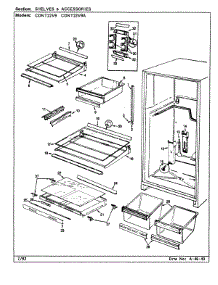 04 - Shelves & Accessories parts for Maytag Refrigerator CDNT22V9 / CC86A from AppliancePartsPros.com
