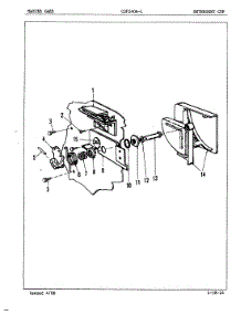 02 - Detergent Cup parts for Crosley Dishwasher CDP2406-1 from AppliancePartsPros.com