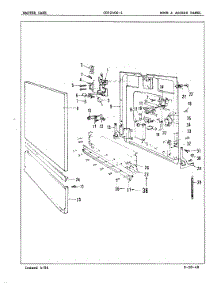 03 - Door & Access Panel parts for Crosley Dishwasher CDP2406-1 from AppliancePartsPros.com