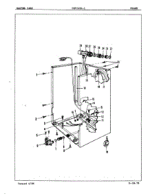 04 - Frame parts for Crosley Dishwasher CDP2406-1 from AppliancePartsPros.com