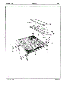 07 - Top Assembly parts for Crosley Dishwasher CDP2406A from AppliancePartsPros.com