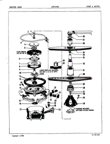 05 - Pump & Motor parts for Crosley Dishwasher CDP2406H from AppliancePartsPros.com