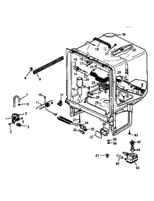 05 - Tub Assy parts for Amana Dishwasher CDU210CB / P1199014W from AppliancePartsPros.com