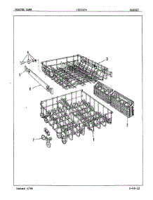 06 - Racks parts for Crosley Dishwasher CDU2404 from AppliancePartsPros.com