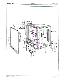 07 - Tub (Inner) parts for Crosley Dishwasher CDU2404 from AppliancePartsPros.com