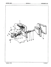 02 - Detergent Cup parts for Crosley Dishwasher CDU2404-1 from AppliancePartsPros.com