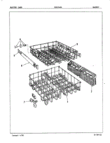 06 - Racks parts for Crosley Dishwasher CDU2406 from AppliancePartsPros.com