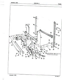 04 - Frame parts for Crosley Dishwasher CDU2406-1 from AppliancePartsPros.com