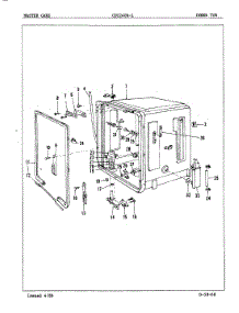 07 - Tub (Inner) parts for Crosley Dishwasher CDU2406-1 from AppliancePartsPros.com