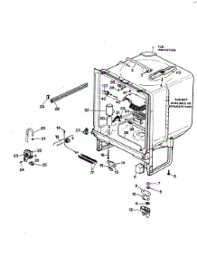 05 - Tub parts for Crosley Dishwasher CDU7CA-1 from AppliancePartsPros.com