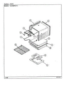 04 - Oven parts for Crosley Range CE1500PRA from AppliancePartsPros.com
