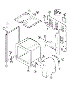 02 - Body (Ce3510prx) parts for Crosley Range CE3510PRV from AppliancePartsPros.com