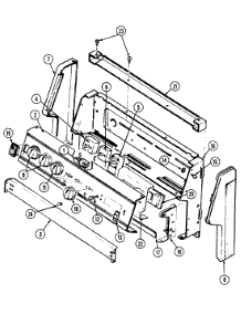 02 - Control Panel parts for Crosley Range CE3537XRA from AppliancePartsPros.com