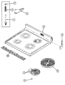 05 - Top Assembly parts for Crosley Range CE3537XRA from AppliancePartsPros.com