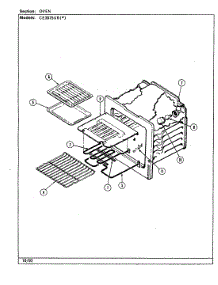 04 - Oven parts for Crosley Range CE3875XRA from AppliancePartsPros.com