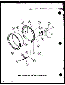 07 - Rear Bulkhead parts for Amana Dryer CE9002 / P7804829W from AppliancePartsPros.com