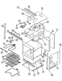 03 - Oven parts for Crosley Range CE9814XPB from AppliancePartsPros.com