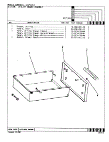 04 - Drawer Assembly parts for Crosley Range CEA2C3 from AppliancePartsPros.com