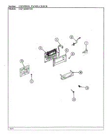 02 - Control Panel parts for Crosley Range CEA4D59TDV from AppliancePartsPros.com