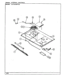 06 - Internal Controls parts for Crosley Range CEA4D59TDV from AppliancePartsPros.com