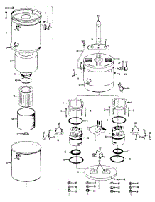02 - Mainhsg_Lower parts for Hoover Vacuum CEMP1001 from AppliancePartsPros.com