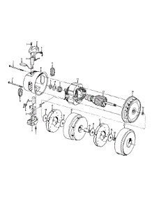 03 - Motor Assembly parts for Hoover Vacuum CEMP2004 from AppliancePartsPros.com