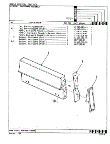 02 - Control Panel parts for Crosley Range CEW2C3 from AppliancePartsPros.com