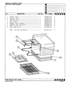 06 - Oven Assembly parts for Crosley Range CEW2D2 from AppliancePartsPros.com