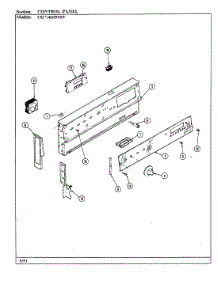 02 - Control Panel parts for Crosley Range CEW4D59TSV from AppliancePartsPros.com