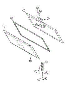 02 - Lid parts for Maytag Freezer CFC0735ARW from AppliancePartsPros.com