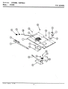 04 - Internal Controls parts for Maytag Range CFE800 from AppliancePartsPros.com