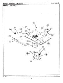 04 - Internal Controls parts for Maytag Range CFE8010ACB from AppliancePartsPros.com