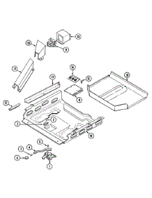 02 - Internal Controls parts for Admiral Range CFEA500ACE from AppliancePartsPros.com