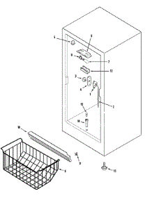 02 - Freezer Compartment parts for Maytag Freezer CFU1536GRW from AppliancePartsPros.com