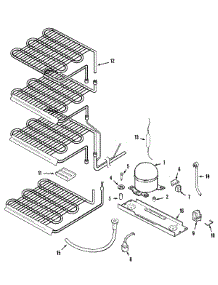 03 - Unit Compartment & System parts for Maytag Freezer CFU1736ARW from AppliancePartsPros.com