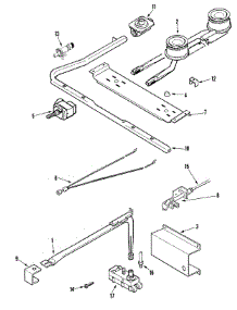 02 - Gas Controls parts for Crosley Range CG11000ADV from AppliancePartsPros.com