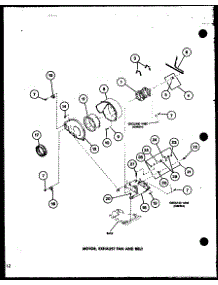 06 - Motor parts for Amana Dryer CG2412 / P7762236W from AppliancePartsPros.com