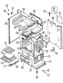 04 - Oven parts for Crosley Range CG3131XUA from AppliancePartsPros.com