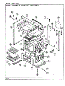 04 - Oven / Body parts for Crosley Range CG3231XRW from AppliancePartsPros.com