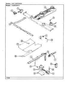 04 - Gas Controls parts for Crosley Range CG3432SRW from AppliancePartsPros.com