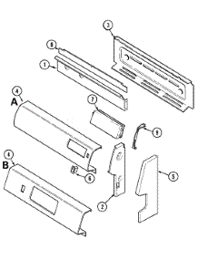 02 - Control Panel (Add, Adv) parts for Crosley Range CG34700ADV from AppliancePartsPros.com
