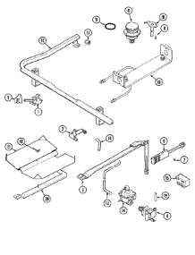 04 - Gas Controls parts for Crosley Range CG34700ADV from AppliancePartsPros.com