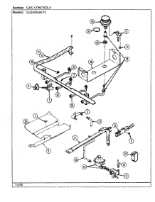 04 - Gas Controls parts for Crosley Range CG3478XRA from AppliancePartsPros.com