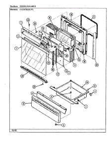 03 - Door / Drawer parts for Crosley Range CG3478XRW from AppliancePartsPros.com