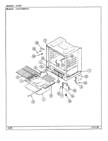 05 - Oven parts for Crosley Range CG4131WRA from AppliancePartsPros.com